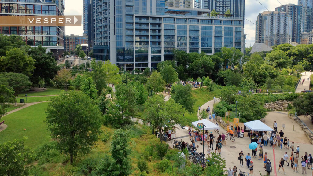 Waterloo Greenway downtown Austin